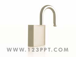 Security Padlock powerpoint background