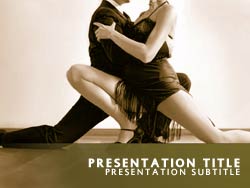 Ballroom Dancing Title Master slide design