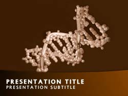 DNA Double Helix Title Master slide design