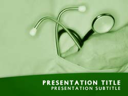Doctor Stethoscope Title Master slide design