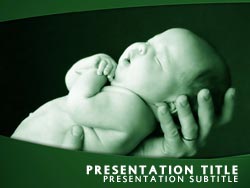 New Born Baby Title Master slide design