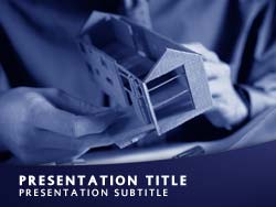 Building A Home Title Master slide design