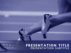 Track and Field Athletics Title Master slide design