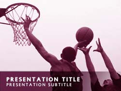 Basketball Title Master slide design