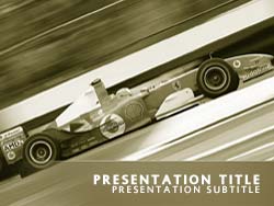 F1 Formula One Title Master slide design