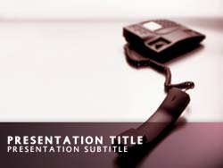 Telephone Title Master slide design